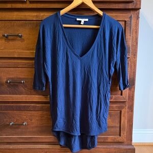 Express “one eleven” oversized V neck tunic top